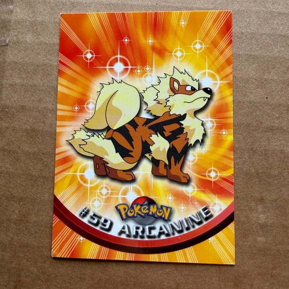 Pokemon Other - Topps Arcanine Pokémon Trading Card